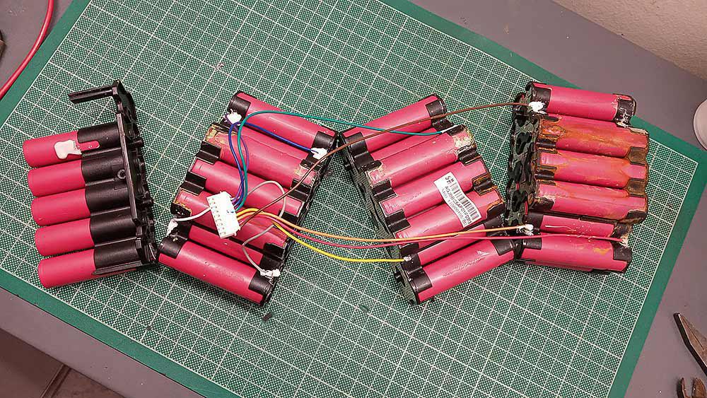 Επισκευή ανακατασκευή μπαταρίας λιθίου 36V ebike