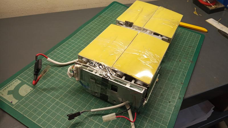 Κατασκευή μπαταρίας ebike λιθίου 36V 10AH