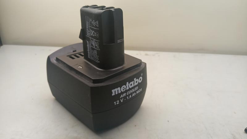 Επισκευή μπαταρίας Μetabo 12V 1.5AH